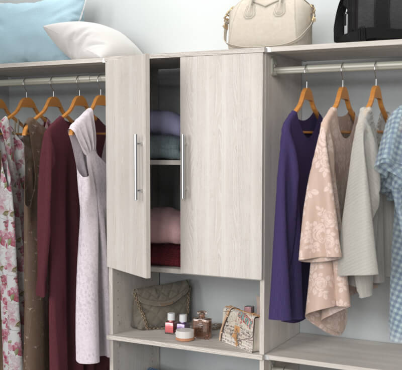 wood closet system