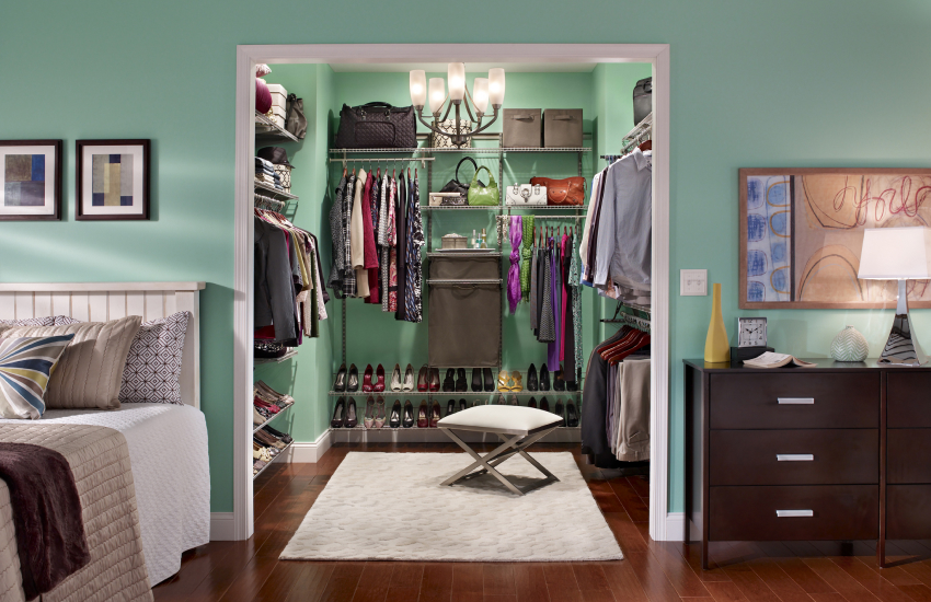 ShelfTrack wire closet system