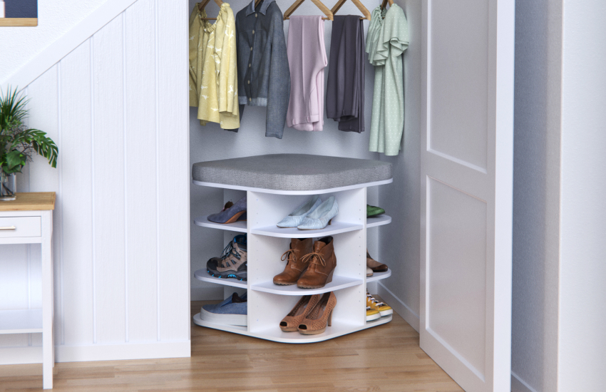 3 Ways to Organize Your Oddly Shaped Closet