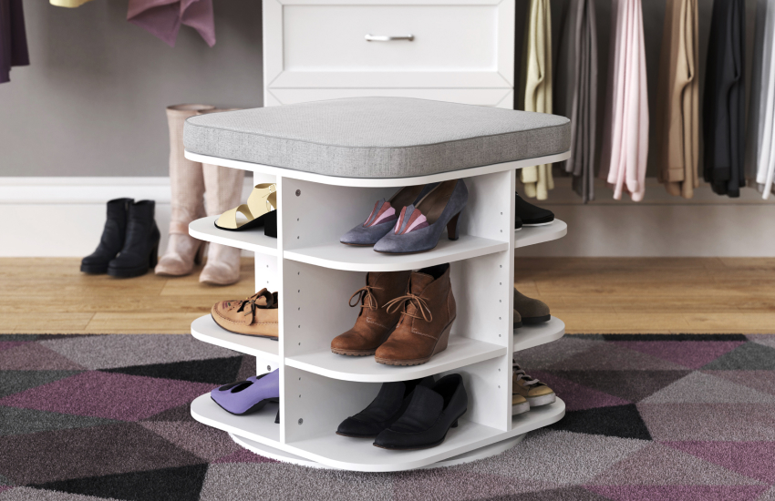 shoe storage ottoman