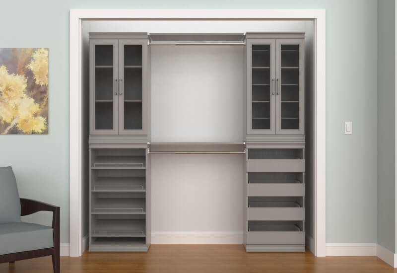 For an attractive and affordable closet that you can customize, go for a Modular Closet system.