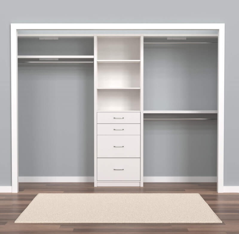 reach-in bedroom closet