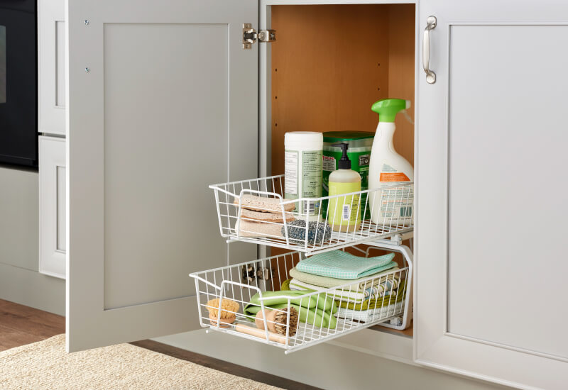 pull-out cabinet organizer