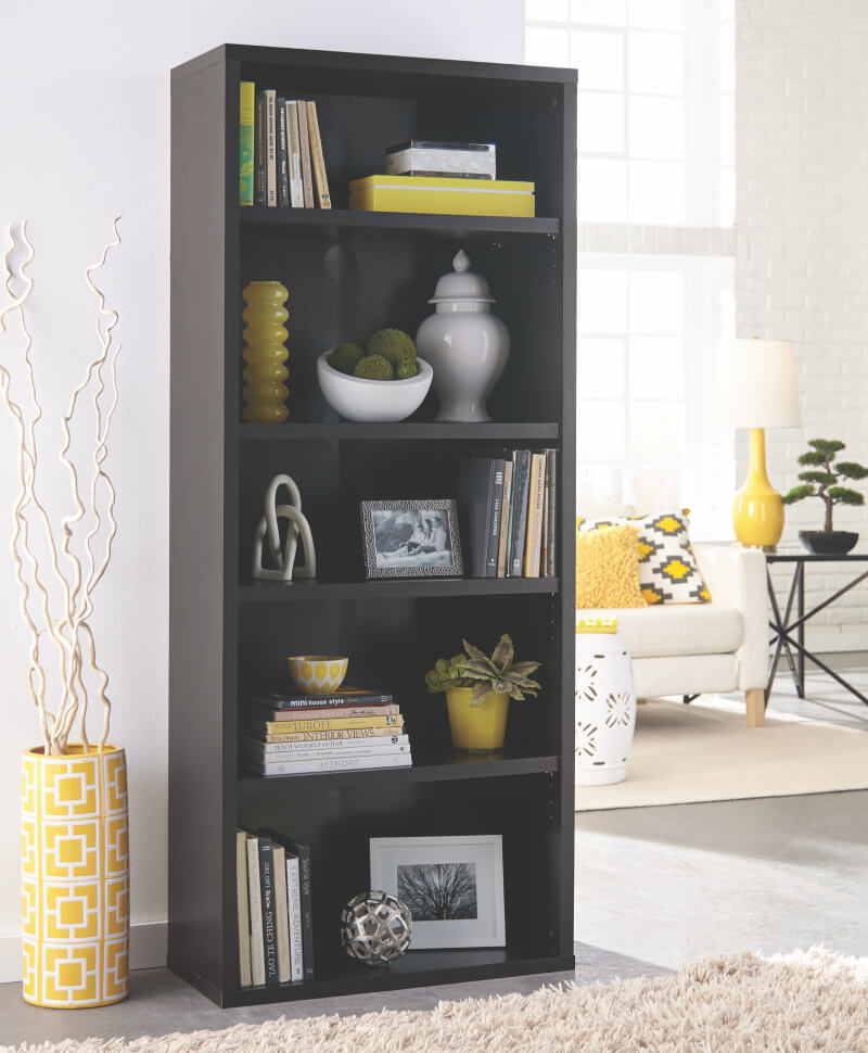 wooden bookcase