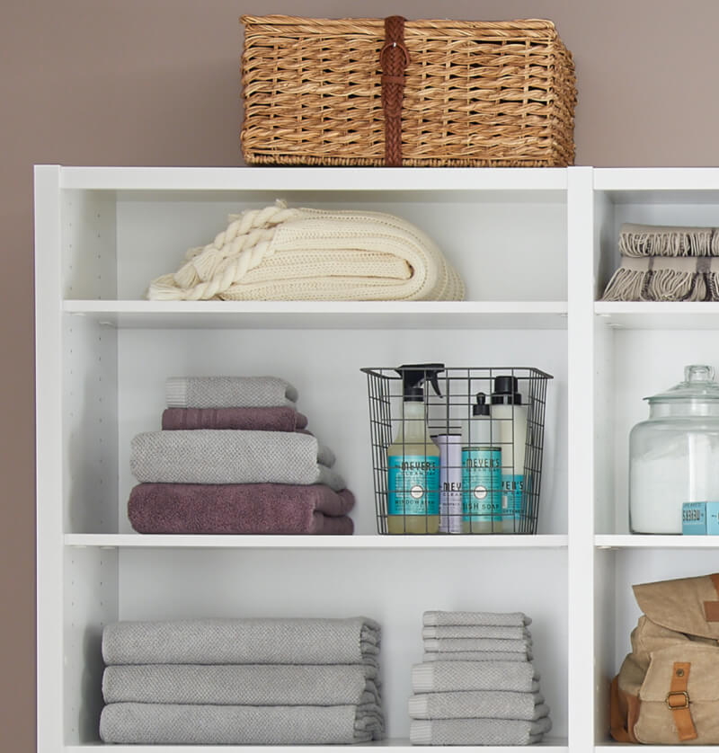 mudroom storage for towels