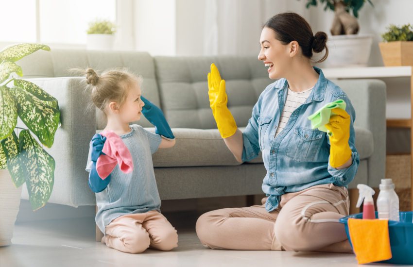 Get Kids on Board with Seasonal Cleaning Jobs