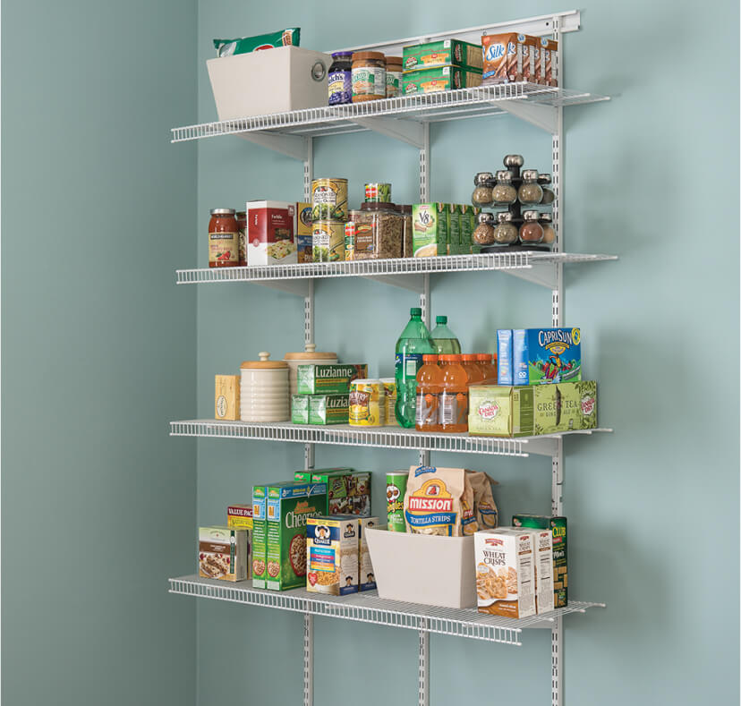 kitchen pantry wire shelving