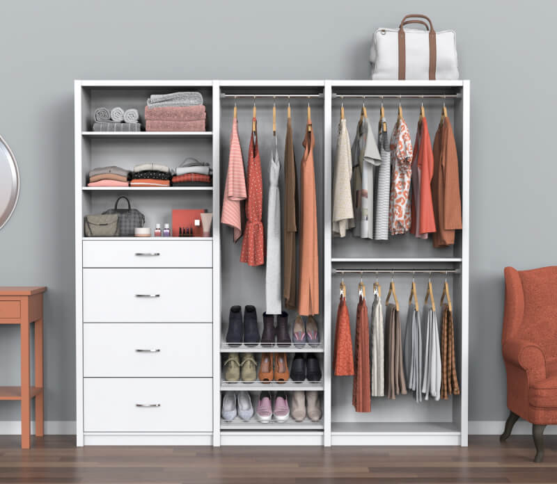 freestanding closet