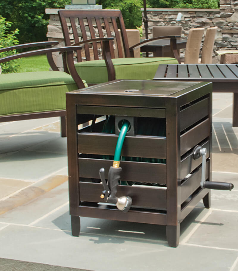 decorative hose cabinet