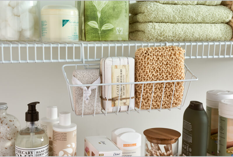 linen closet organization