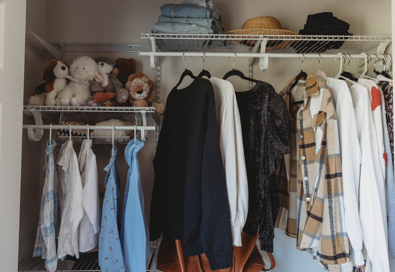 reach-in wire closet