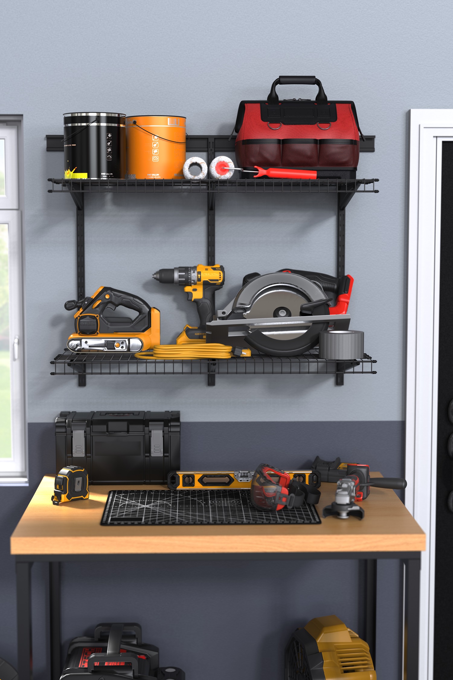 shelving in garage