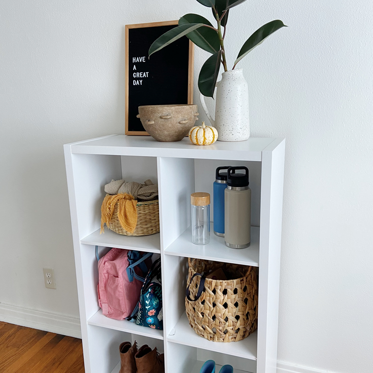 entryway cube storage