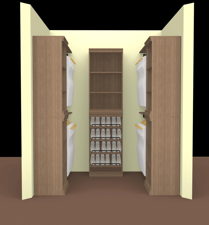 closet design rendering