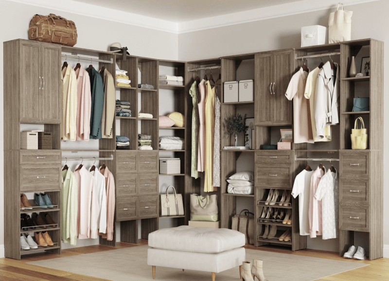 walk-in closet system