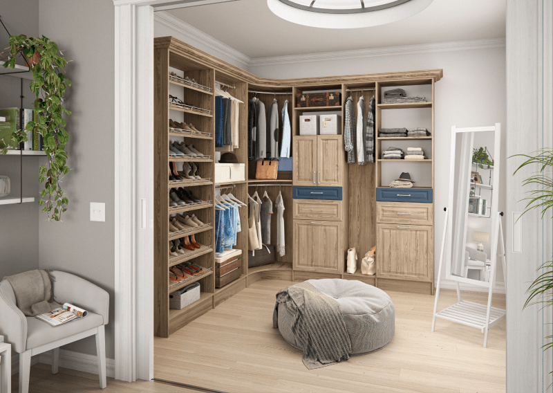 walk-in closet system