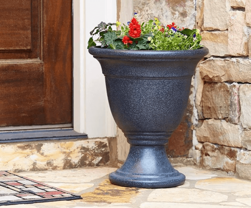 outdoor planter on porch